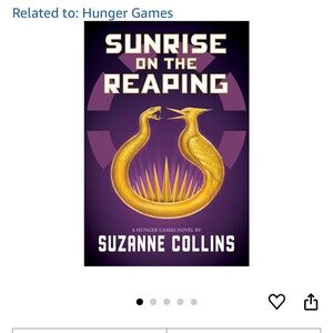 Sunrise on the Reaping by Suzanne Collins - Excellent Condition Hard Cover